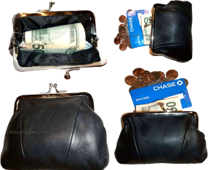 Lot of 12 women's leather change purses coin case wallet hand bag new coin case - Image 4