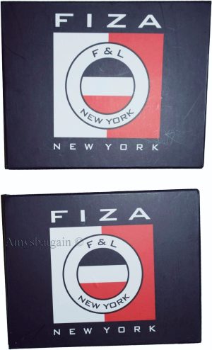Lot of 2 FIZA NY Leather men's bifold wallet Black 2 billfold 2 ID zip coin case - Image 12