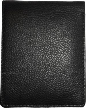 Lot of 2 FIZA NY Leather men's bifold wallet Black 2 billfold 2 ID zip coin case - Image 5