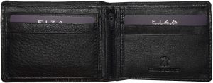 Lot of 2 FIZA NY Leather men's bifold wallet Black 2 billfold 2 ID zip coin case - Image 7