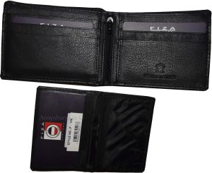 Lot of 2 FIZA NY Leather men's bifold wallet Black 2 billfold 2 ID zip coin case - Image 10