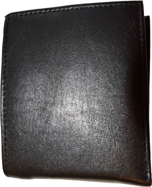 Lot of 2 Men's Bifold wallet genuine leather 11 Credit card 2 Bill slots wallet - Image 3