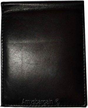 Lot of 2 Men's Leather Wallet Billfold Wallet Billfold 2 Flip side ID Coin case - Image 4