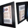 Lot of 2 New Leather Business case Black Credit card cose leather case Brand New