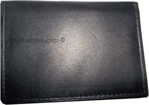 Lot of 2 New Leather Business case Black Credit card cose leather case Brand New - Image 6