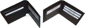 Lot of 2 New Men's Soft Leather Black billfold Wallet 9 Credit ATM Card 2 ID NWT - Image 10