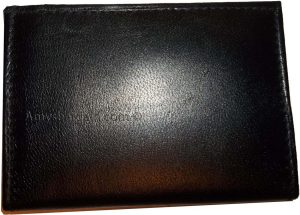 Lot of 2 New Style Trifold Leather Man’s Black wallet 7 Credit cards ID case NWT - Image 12
