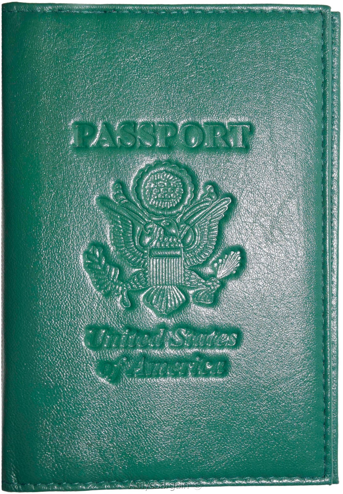 Lot of 2 New USA Leather passport cover, wallet credit ATM card ID case new - Image 3