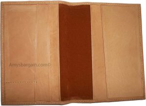 Lot of 2 New USA Leather passport cover, wallet credit ATM card ID case new - Image 7