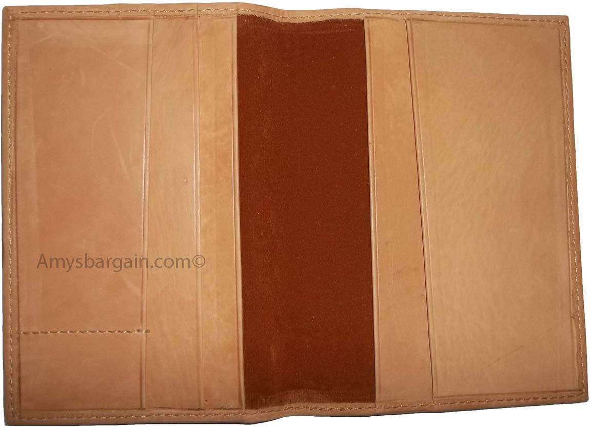 Lot of 2 New USA Leather passport cover, wallet credit ATM card ID case new - Image 7