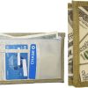Lot of 2 New men's Trifold wallet, zip billfold wallet. 3 pocket man's wallet BN