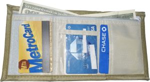 Lot of 2 New men's Trifold wallet, zip billfold wallet. 3 pocket man's wallet BN - Image 12