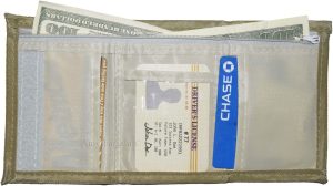 Lot of 2 New men's Trifold wallet, zip billfold wallet. 3 pocket man's wallet BN - Image 10