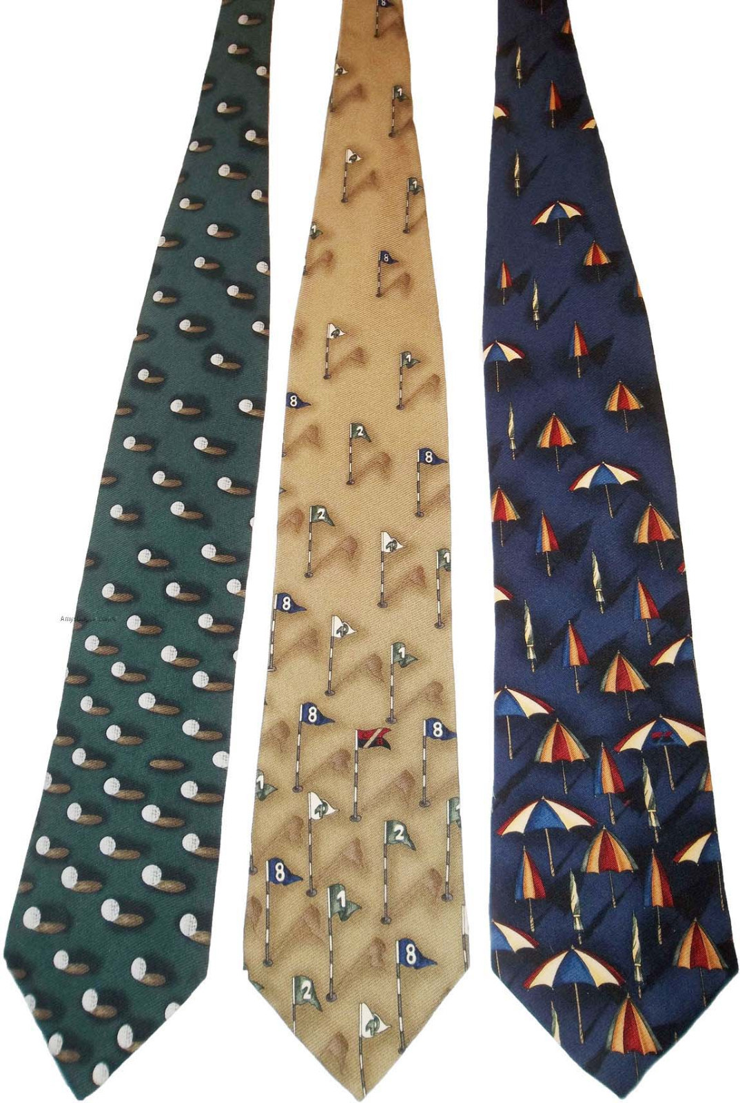Lot of 3 Men's tie Cutter and Buck Designer Silk Men's Neck Wear Made in USA - Image 5