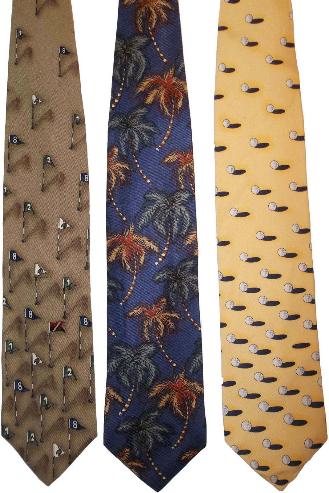 Lot of 3 Men's tie Cutter and Buck Designer Silk Men's Neck Wear Made in USA - Image 5