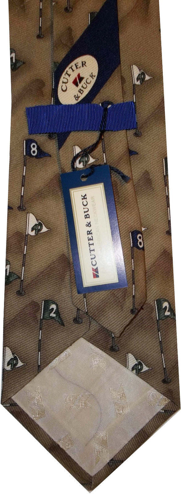 Lot of 3 Men's tie Cutter and Buck Designer Silk Men's Neck Wear Made in USA - Image 7