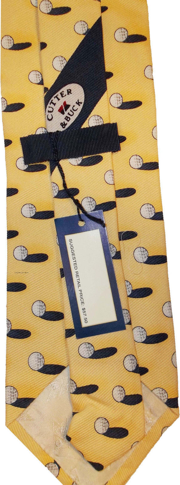 Lot of 3 Men's tie Cutter and Buck Designer Silk Men's Neck Wear Made in USA - Image 8