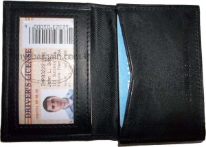 Lot of 3 New Leather Business case Black Credit card cose leather case Brand New - Image 11
