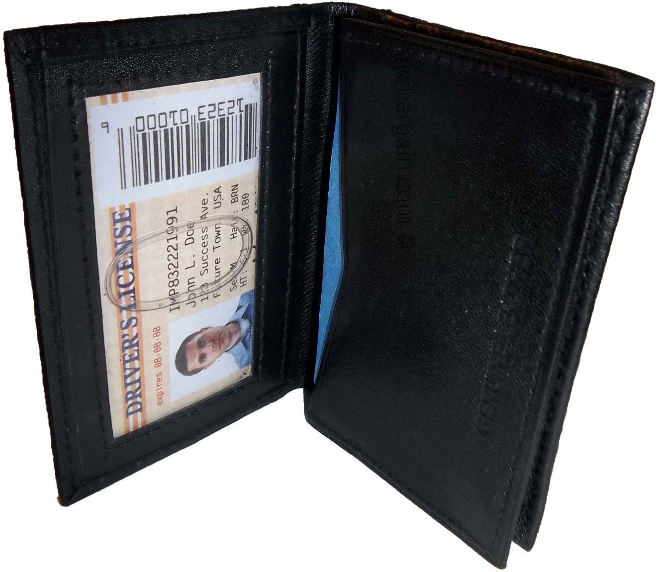 Lot of 3 New Leather Business case Black Credit card cose leather case Brand New - Image 10