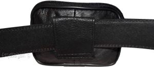 Lot of 3 New Mini leather bag belt loop bag Black waist Business credit card bag - Image 10