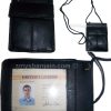 Lot of 3 New Neck string ID Case, Credit Card Case, Black Wallet pouch Money NWT