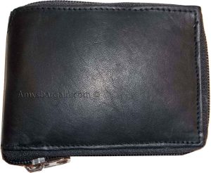 Lot of 3 New Zip around men's Leather wallet Black wallet 9 credit card, ID BNWT - Image 6