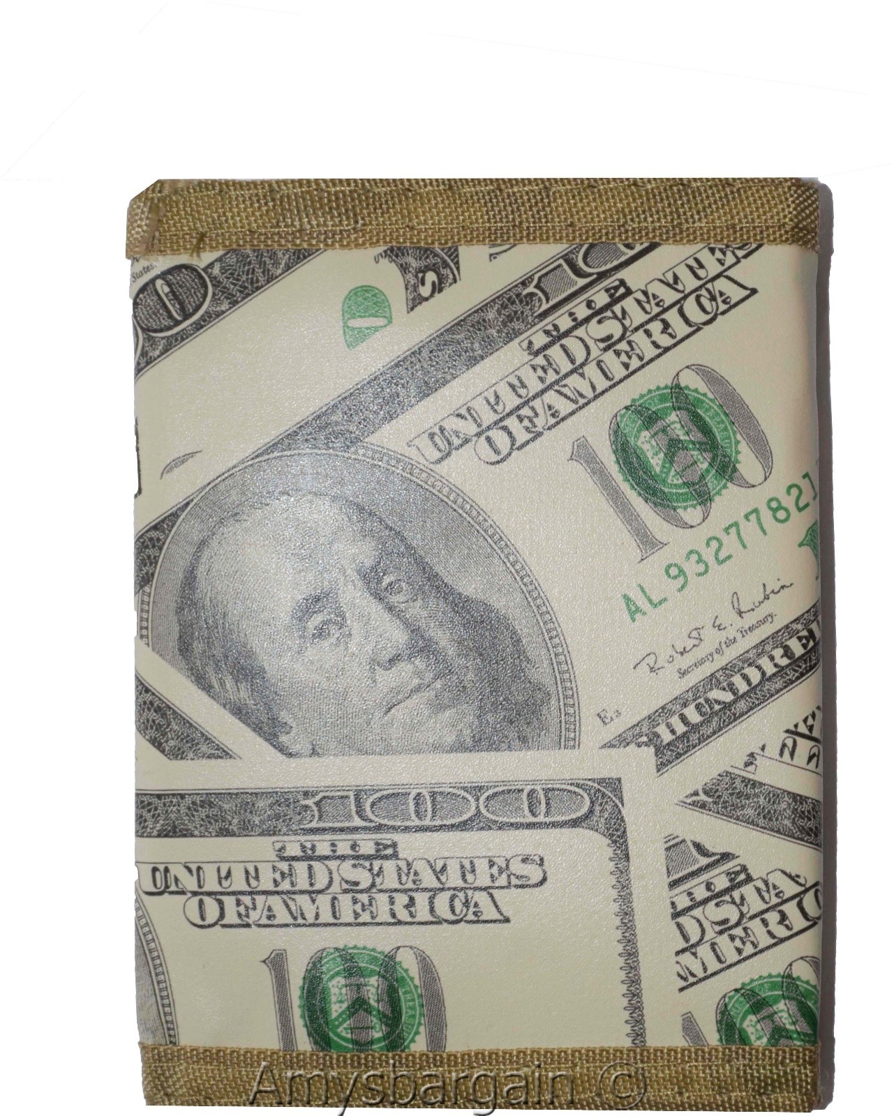 Lot of 3 New men's Trifold wallet, open billfold wallet. 3 pocket man's wallet - Image 12