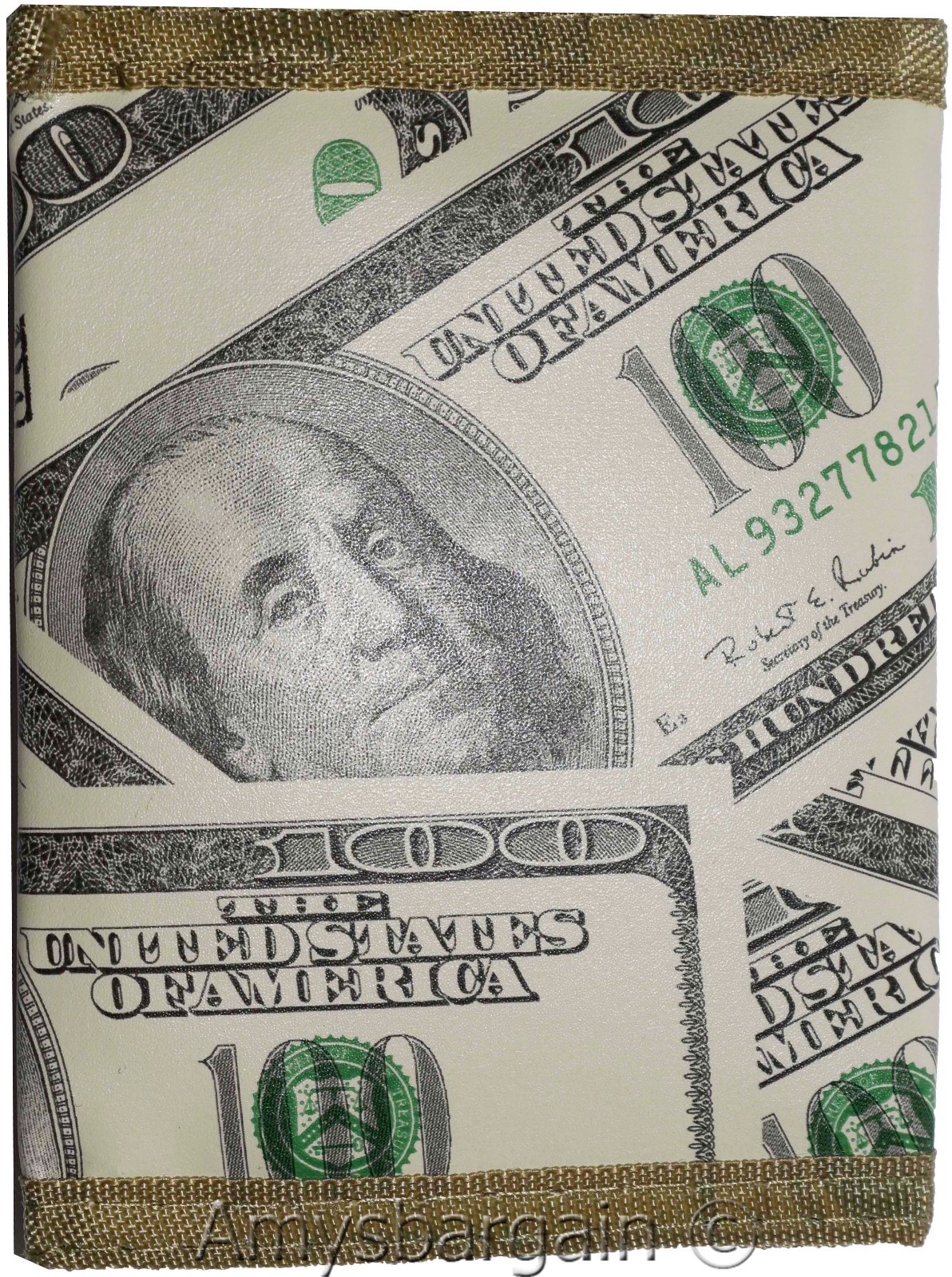 Lot of 3 New men's Trifold wallet, open billfold wallet. 3 pocket man's wallet - Image 4