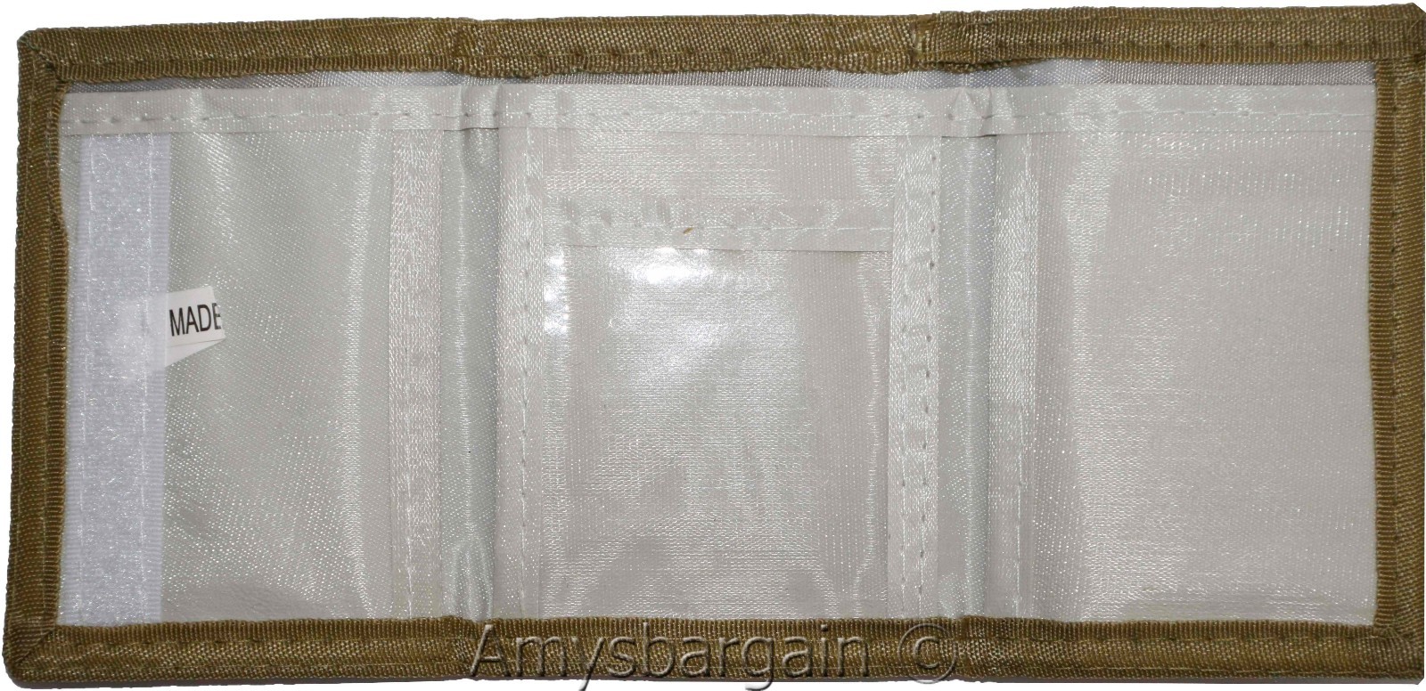 Lot of 3 New men's Trifold wallet, open billfold wallet. 3 pocket man's wallet - Image 5