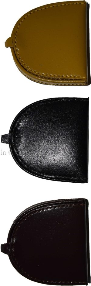 Lot of 3. Unisex Leather change purses coin case, new vintage style change purse - Image 12