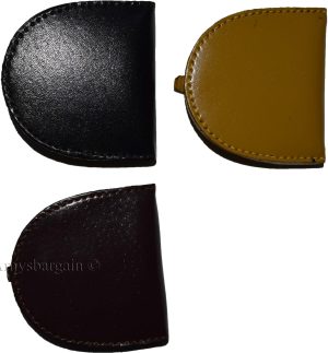 Lot of 3. Unisex Leather change purses coin case, new vintage style change purse - Image 3