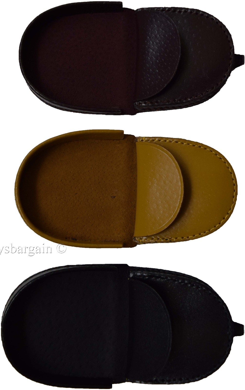 Lot of 3. Unisex Leather change purses coin case, new vintage style change purse - Image 4