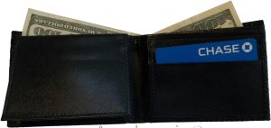 Lot of 3 Woven Printed Leather man's bi fold wallet 6 cards ID new Wallet - Image 6