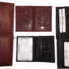 Lot of 4 Bifold Leather Man’s wallet 10 Card 3 bill slots 2 IDs change purse BN