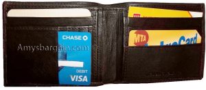 Lot of 4 Men's Bifold leather Wallet Unbranded Brown billfold men's wallet BNWT. - Image 12