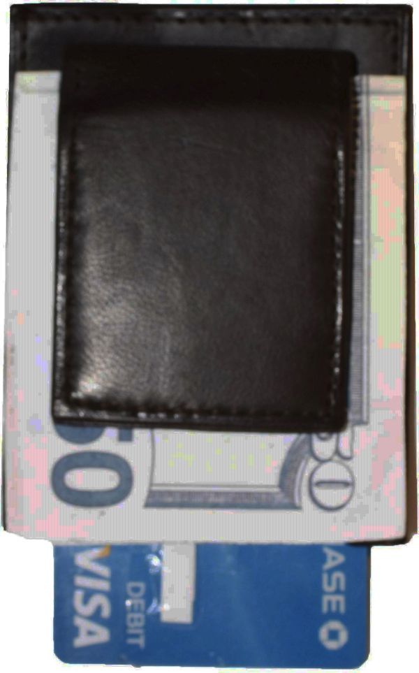 Lot of 4 New Lambskin Leather money Clip, Magnetic money clip. leather case BNWT - Image 13