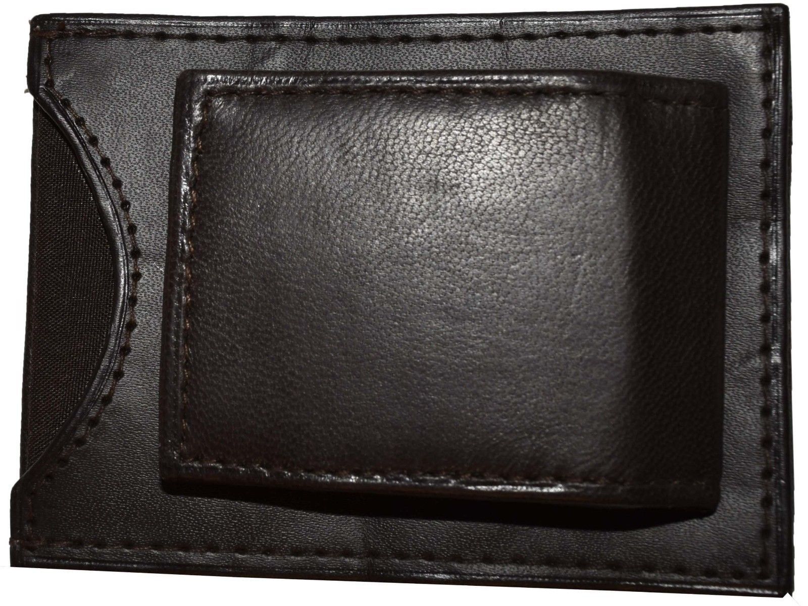Lot of 4 New Lambskin Leather money Clip, Magnetic money clip. leather case BNWT - Image 7