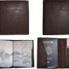 Lot of 4 New Leather passport cover, Brown Unbranded international passport case