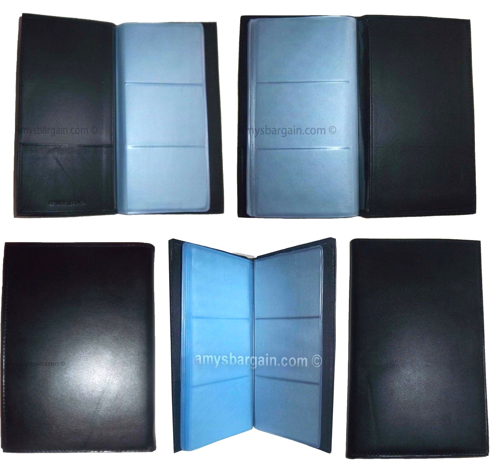 Lot of 4 new 60 to 120 business card case credit card IDs mini photos holder NWT