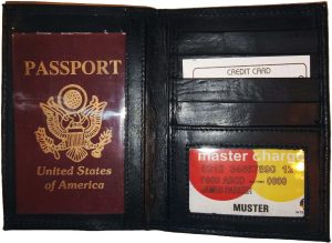 Lot of 5 New 4 credit cards + ID Lamb skin USA Leather passport case wallet BNWT - Image 3