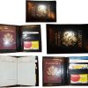 Lot of 5 New 4 credit cards + ID Lamb skin USA Leather passport case wallet BNWT