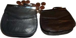 Lot of 5 New Women's leather framed change purse coin bag wallet mini purse BN - Image 11
