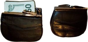 Lot of 5 New Women's leather framed change purse coin bag wallet mini purse BN - Image 5