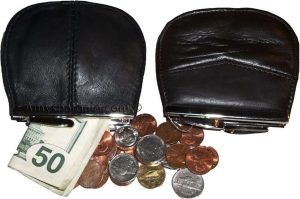 Lot of 5 New Women's leather framed change purse coin bag wallet mini purse BN - Image 9