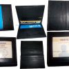 Lot of 6 Leather business card credit card case ID card case new card holder