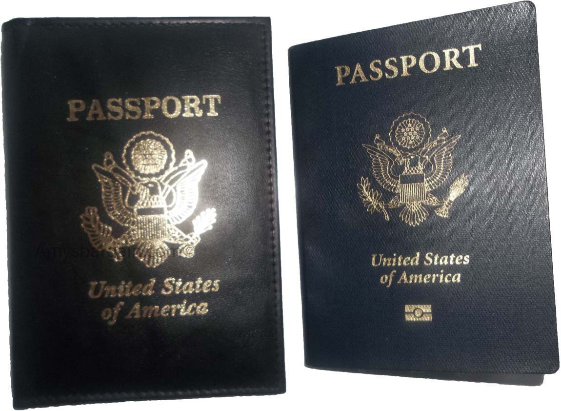 Lot of 6 USA Leather passport cover wallet credit card case ID holder brand new - Image 13