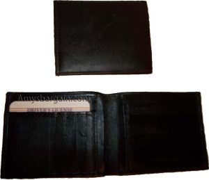 Lot of 6 men’s wallet genuine leather new style 2 bill slot 14 card spaces new - Image 3