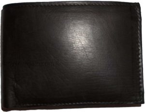 Man's Leather Wallet Black Brown bifold wallet 2 bill slots 9 credit card apace - Image 11