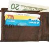 Man's Wallet. Brown Bi-fold Leather Wallet 12 Credit Cards 2 IDs B New style
