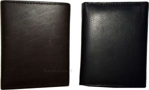 Man's trifold Leather wallet 1 ID window 9 card 2 bill slots new wallet - Image 4